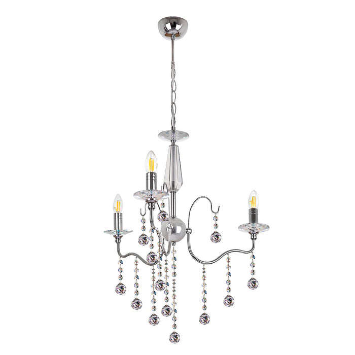 Lustra Moderna Lamia Asi Home , 3xE14-60 W, Crom