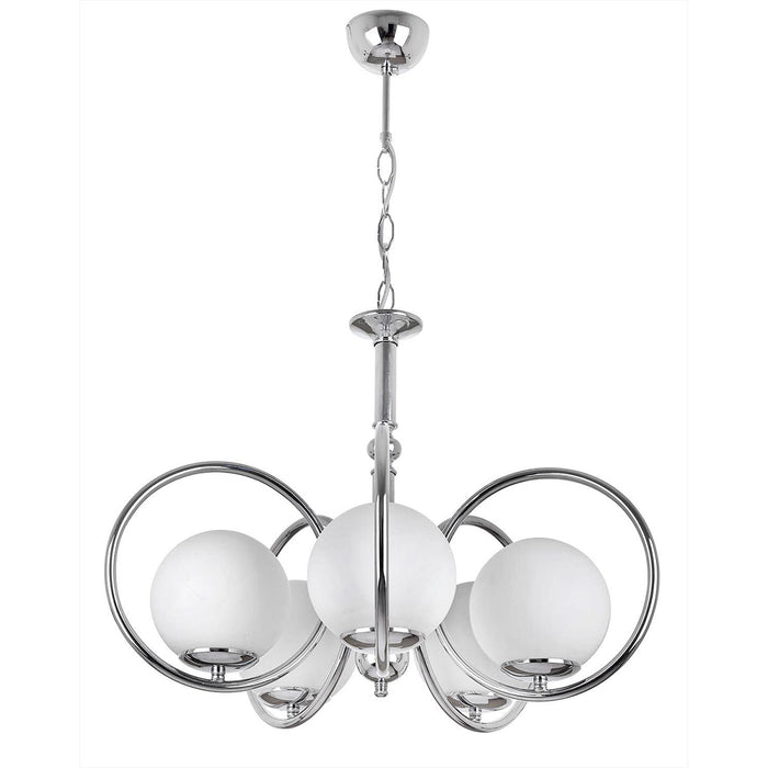 Lustra Moderna Olimpiyat Asi Home , 5xE27-60 W, Crom