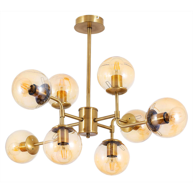 Lustra Moderna KarTopu Asi Home , 8xE27-60 W, Antiq