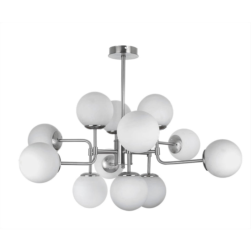 Lustra Moderna KarTopu Asi Home , 12xE27-60 W, Crom