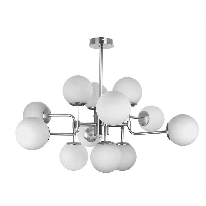 Lustra Moderna KarTopu Asi Home , 12xE27-60 W, Crom