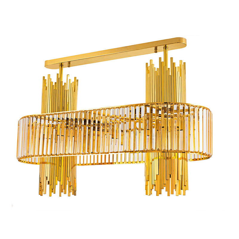 Lustra Cristal Juliyet Asi Home , 14xE14-60 W, Auriu