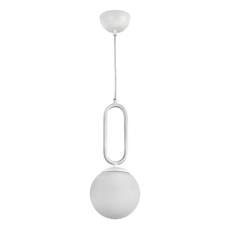 Lustra Moderna Infinity Asi Home , 1xE14-60 W, Alb Patinat
