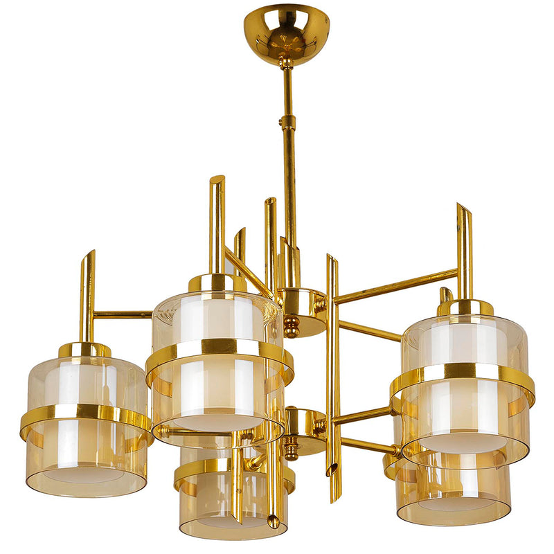 Lustra Moderna EleNor Asi Home , 5xE14-60 W, Auriu