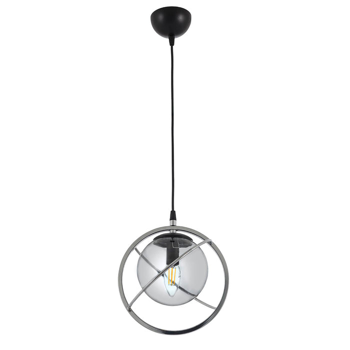 Lustra Moderna Global Asi Home , 1xE14-60 W, Crom
