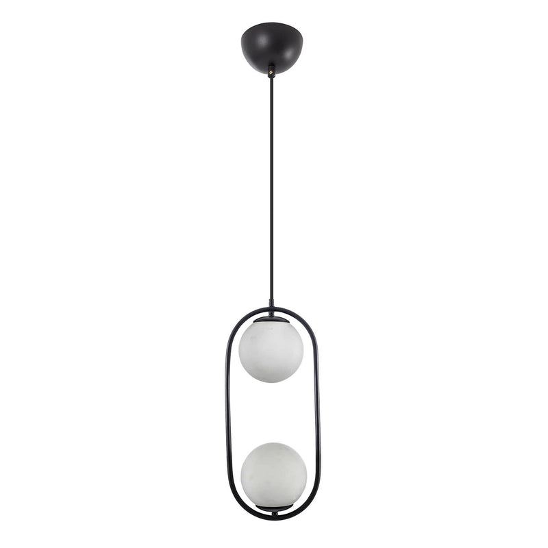 Lustra Moderna Dolunay Asi Home , 2xE14-60 W, Negru