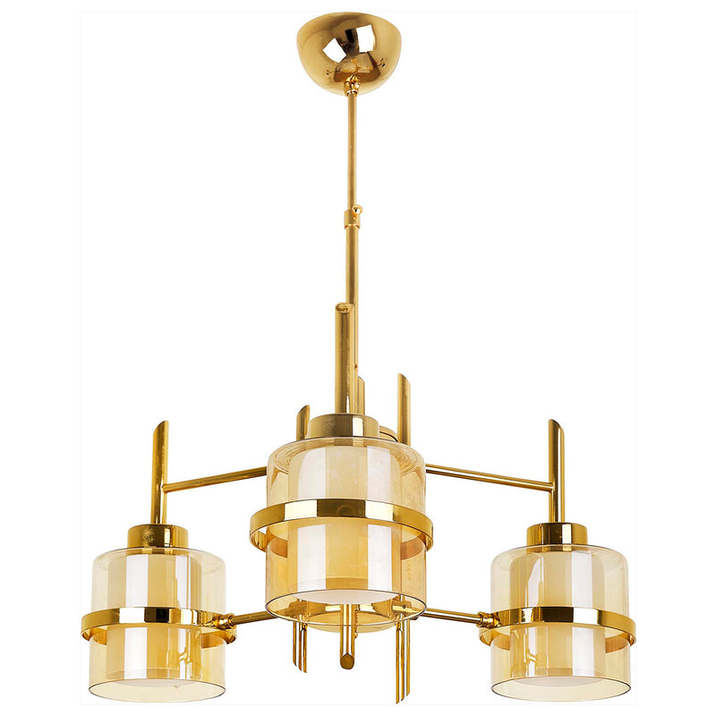 Lustra Moderna EleNor Asi Home , 3xE14-60 W, Auriu