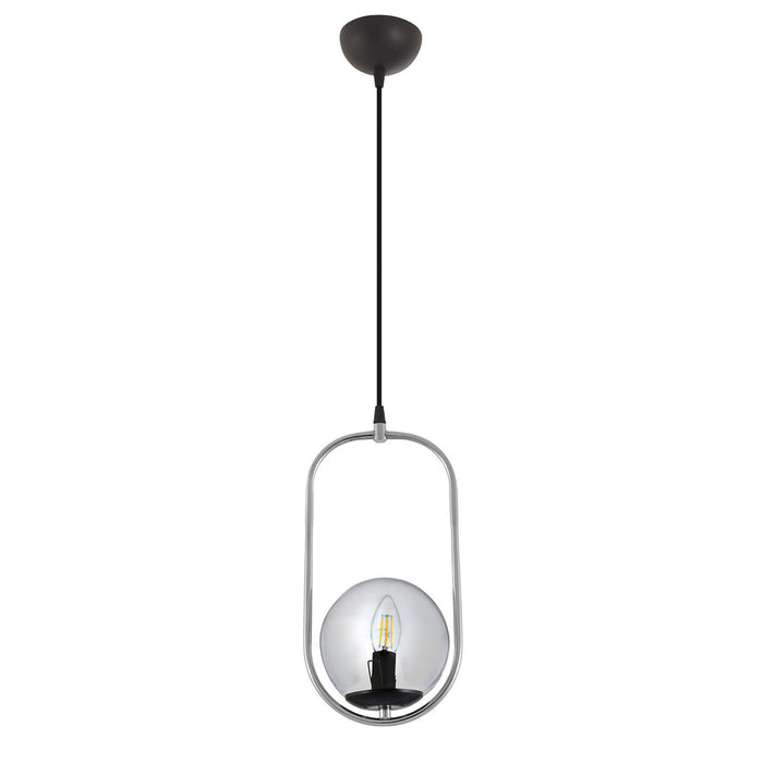 Lustra Moderna Dolunay Asi Home , 1xE14-60 W, Crom