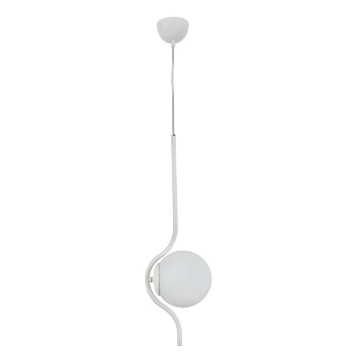 Lustra Moderna Sharp Asi Home , 1xE14-60 W, Alb Patinat
