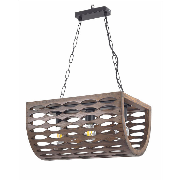 Lustra Moderna Panjur Asi Home , 3xE27-60 W, Nuc