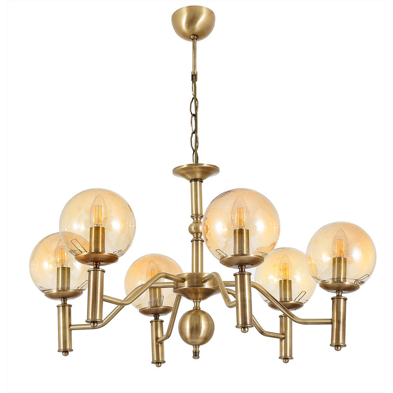 Lustra Moderna Orumcek Asi Home , 6xE14-60 W, Antiq