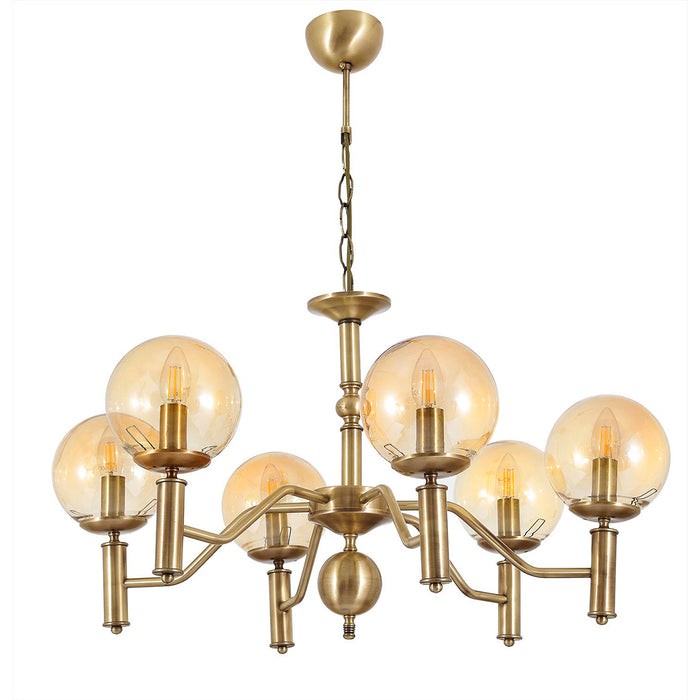 Lustra Moderna Orumcek Asi Home , 6xE14-60 W, Antiq