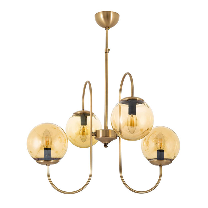 Lustra Moderna Lahor Asi Home , 4xE14-60 W, Antiq