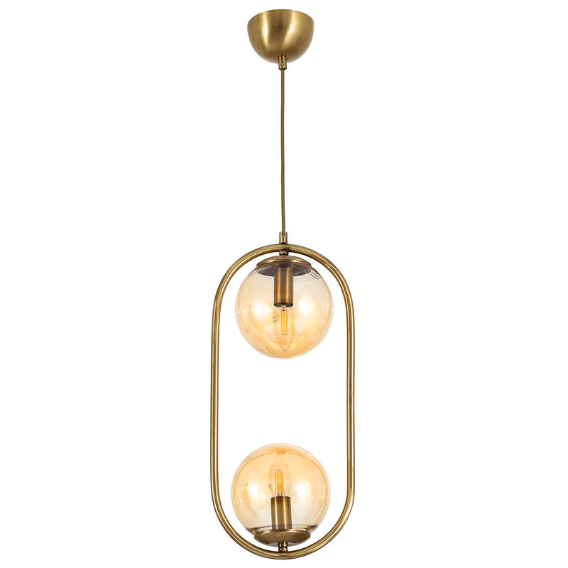 Lustra Moderna Dolunay Asi Home , 2xE14-60 W, Antiq