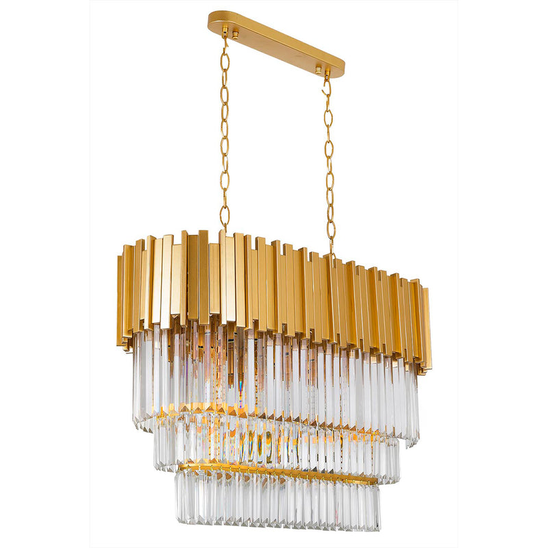 Lustra Cristal Angel Asi Home , 12xE14-60 W, Auriu