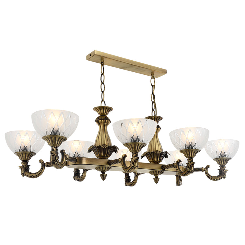 Lustra Clasica Yeni Lost Sirali Asi Home , 8xE27-60W, antiq 3040-52-08S
