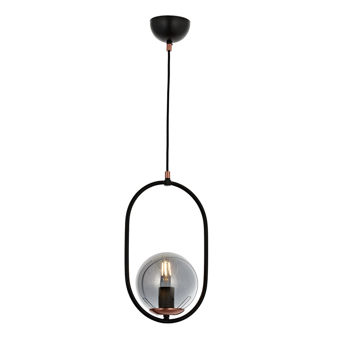 Lustra Moderna Alta Asi Home , 1xE27-60W, negru 1773-64-08