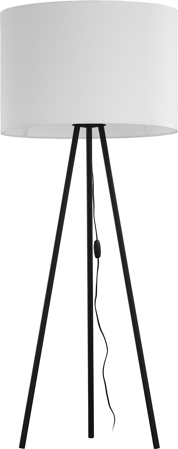 Lampadar Zuma Line 1xE27 60W Negru / Alb