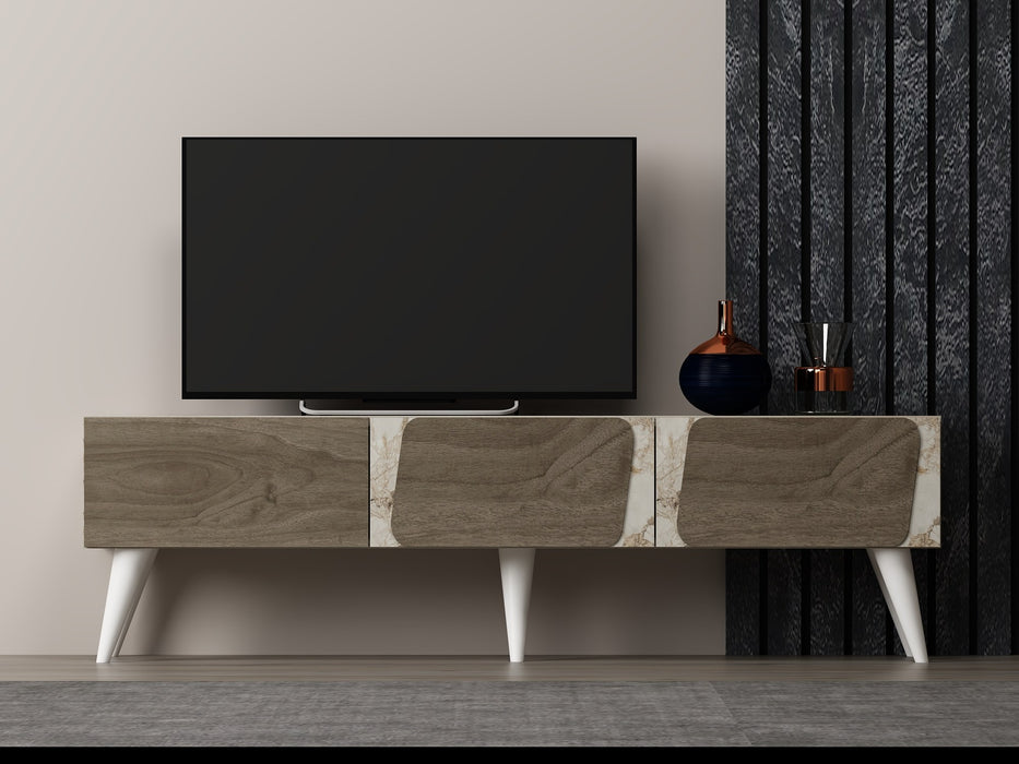 Comoda TV Asi Home Veas, 150 cm x 43 cm x 30 cm, Marmura,
Nuc