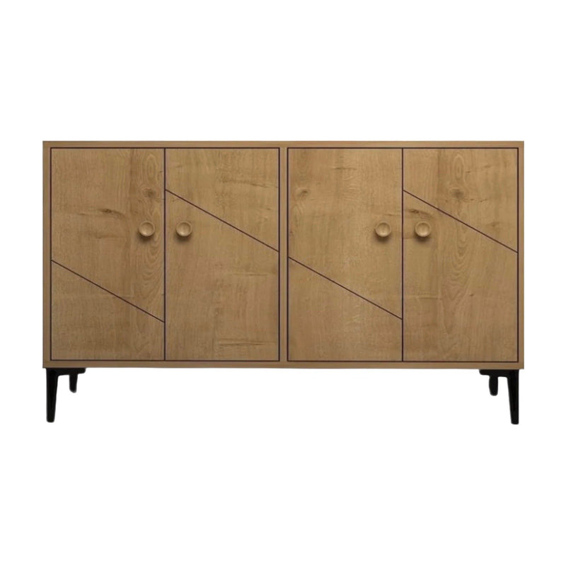 Comoda TV Asi Home Myria, 120 cm x 75 cm x 30 cm, Stejar