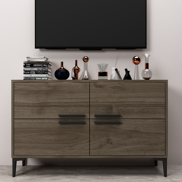 Comoda TV Asi Home Ctn, 120 cm x 75 cm x 30 cm, Nuc