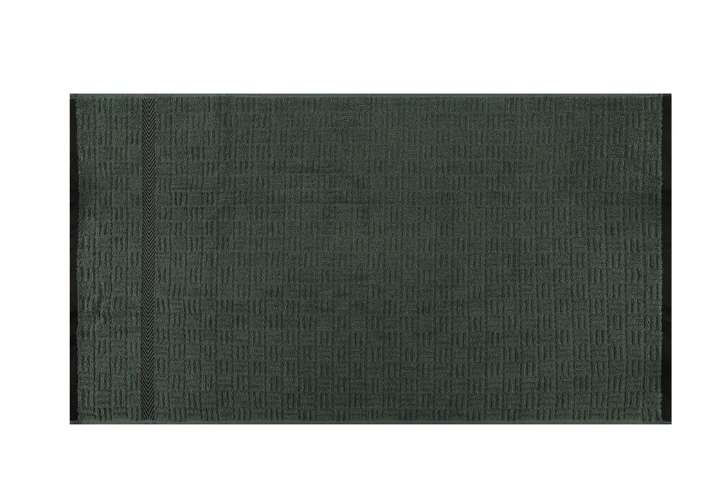 Set prosoape de mana (4 Bucati) Asi Home Set de prosoape jacquard -2 - Verde 50 x 90 cm