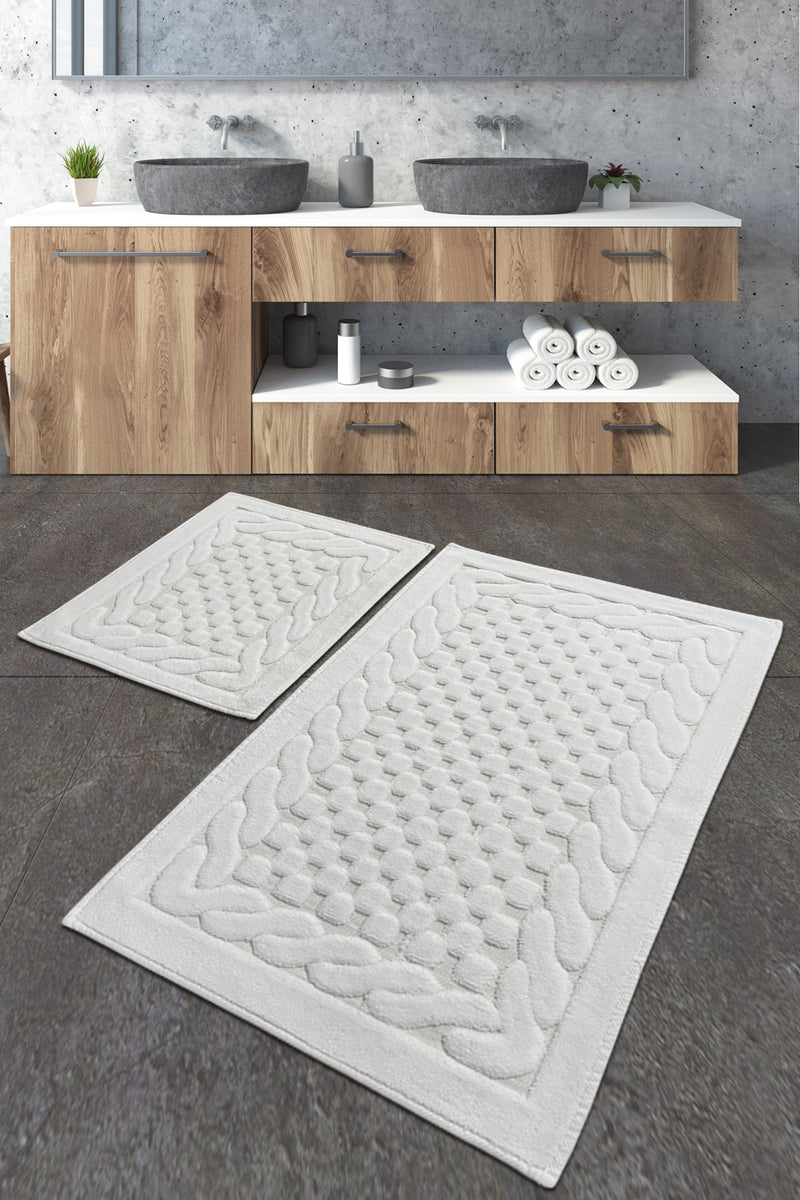 Set Covorase de baie (2 Bucati) Asi Home Bambi - Ecru