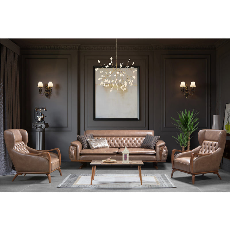 Fotoliu Bergere Lux Flamingo Asi Home, Nabuc Maro, Latime 78cm, Inaltime 98cm
