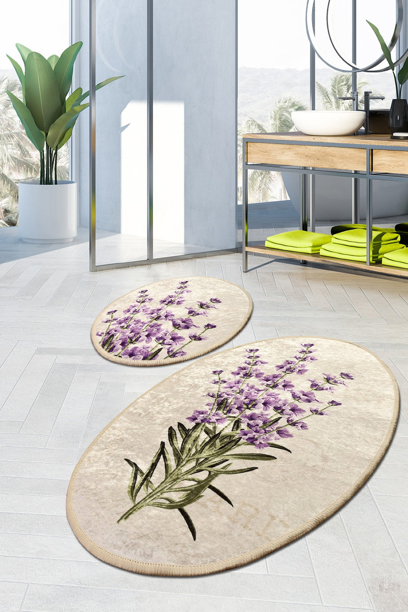 Set Covorase de baie (2 Bucati) Asi Home Lavanda DJT