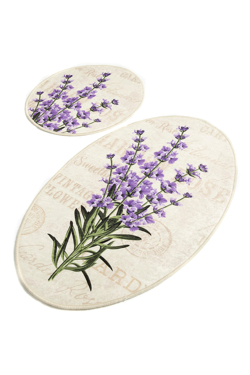 Set Covorase de baie (2 Bucati) Asi Home Lavanda DJT