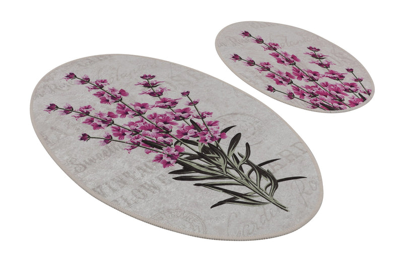 Set Covorase de baie (2 Bucati) Asi Home Lavanda DJT