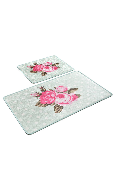 Set Covorase de baie (2 Bucati) Asi Home Monet - Mint