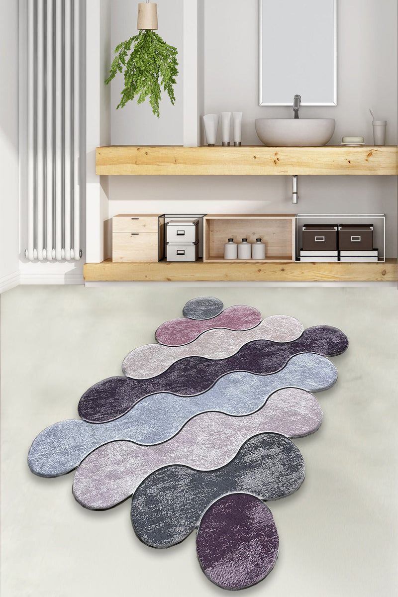 Covoras de baie Asi Home Cerc - Violet