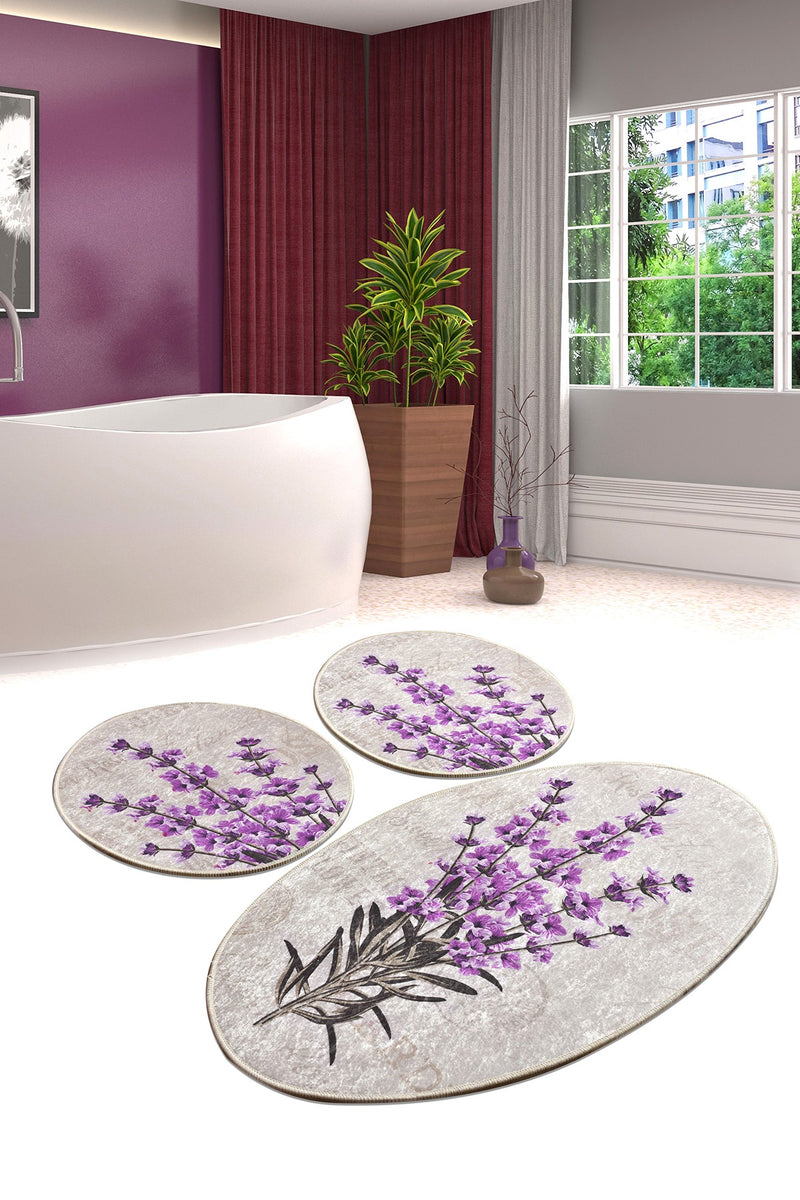 Set Covorase de baie (3 Bucati) Asi Home Lavanda