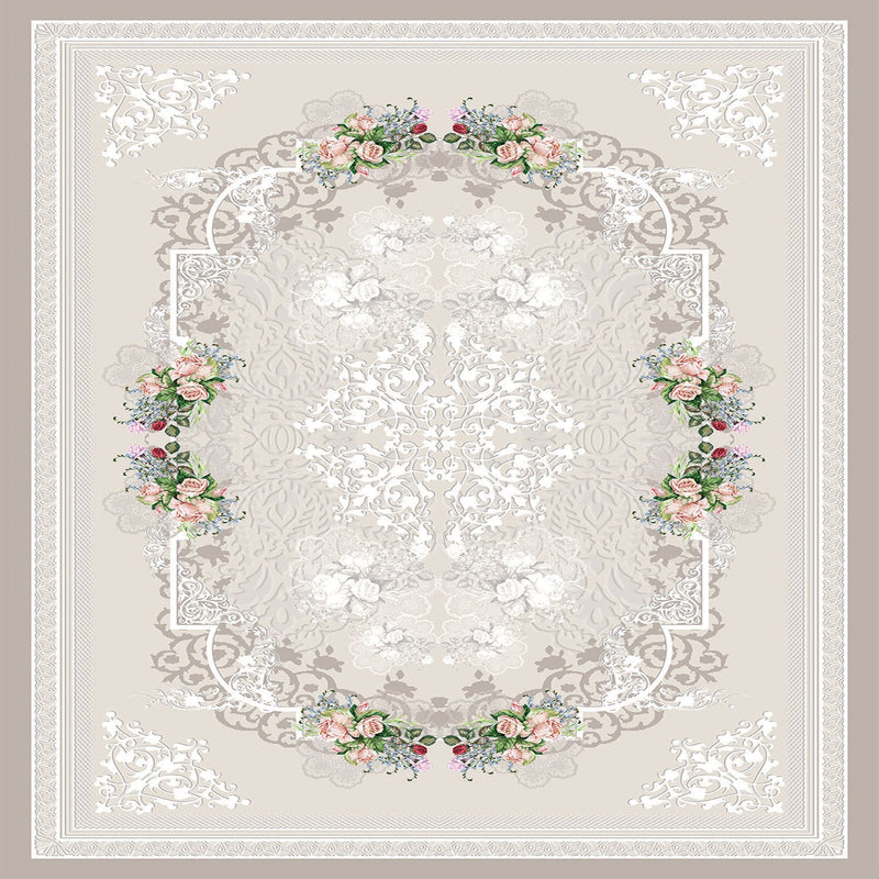 Covor Asi Home Rose Garden, 180 x 280cm, Poliester, Multicolor