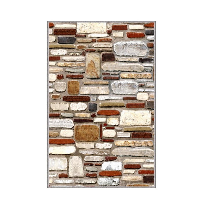 Covor Hol Asi Home Bricks, 80 x 150cm, Poliester, Multicolor