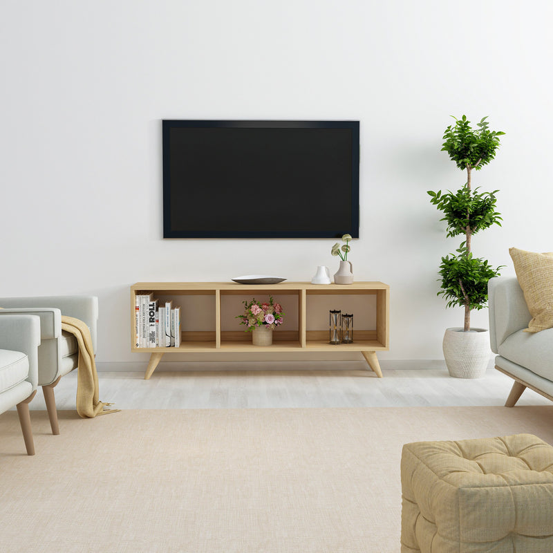 Comoda TV Asi Home Tina, 120 cm x 48,2 cm x 30 cm, Safir