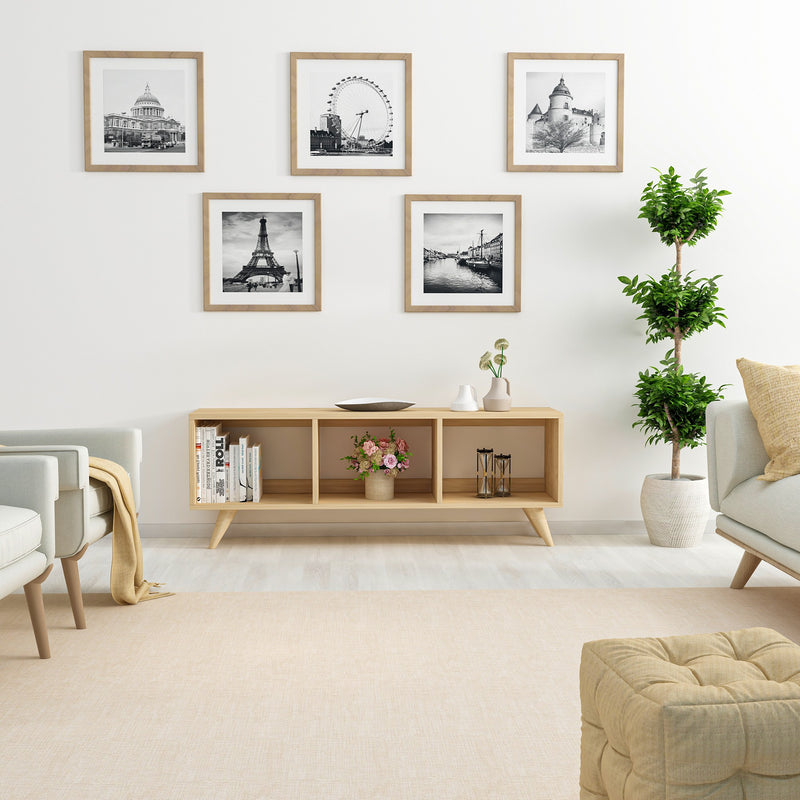 Comoda TV Asi Home Tina, 120 cm x 48,2 cm x 30 cm, Safir
