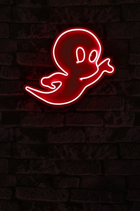 Decoratiune LED Asi Home Casper The Friendly Ghost - Rosu, 37 X 28 X 3 cm