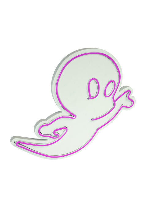 Decoratiune LED Asi Home Casper The Friendly Ghost - Roz, 37 X 28 X 3 cm