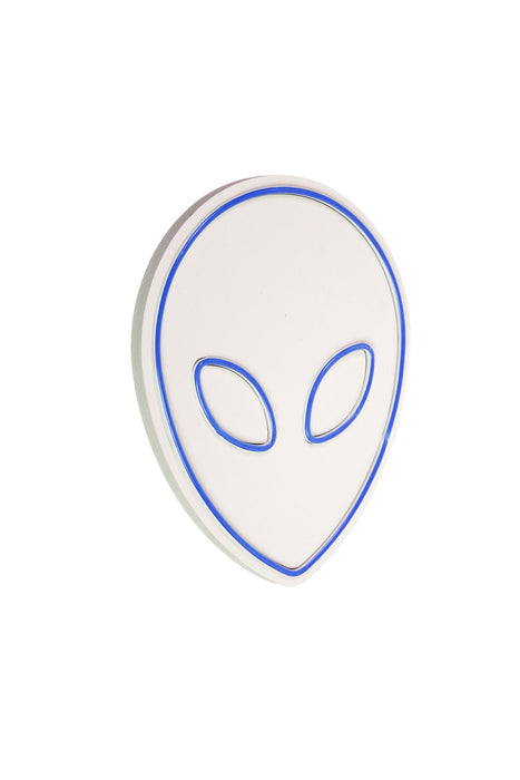 Decoratiune LED Asi Home Alien - Albastru, 25 x 30 x 3 cm