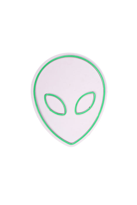 Decoratiune LED Asi Home Alien - Verde, 25 x 30 x 3 cm