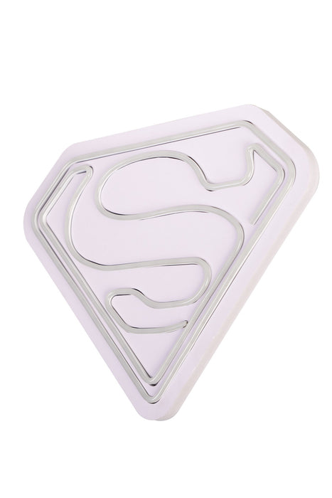 Decoratiune LED Asi Home Superman - Alb, 36 x 28 x 3cm