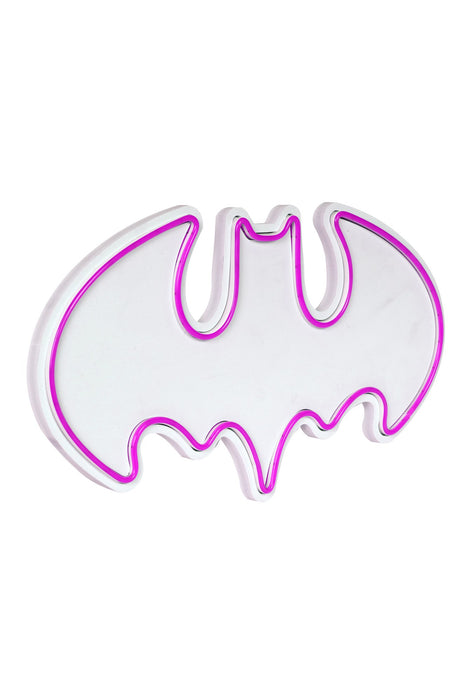 Decoratiune LED Asi Home Batman Bat Light - Roz,  25 x 45 x 3 cm