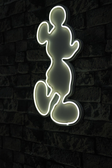 Decoratiune LED Asi Home Mickey Mouse - Alb, 27 x 49 x 3 cm