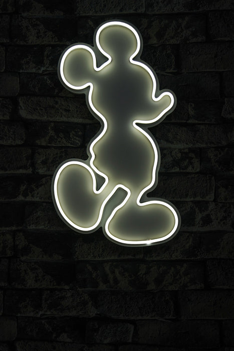 Decoratiune LED Asi Home Mickey Mouse - Alb, 27 x 49 x 3 cm