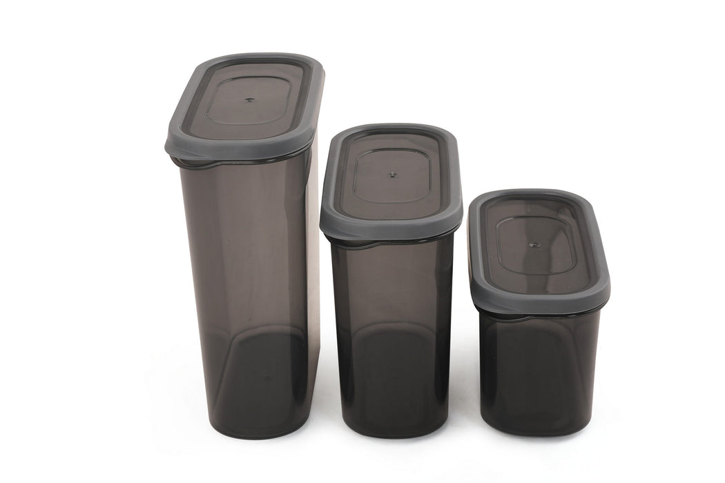 Set de Cutii pentru Depozitoare 18 Piese, Gri, AKY - Maxi