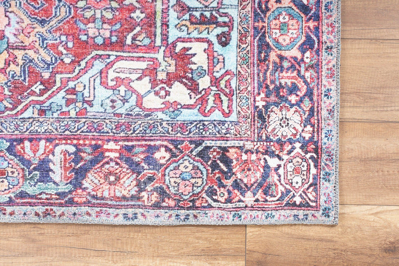 Covor Asi Home Blues Chenille - Claret, 150 x 230cm, Poliester, Multicolor