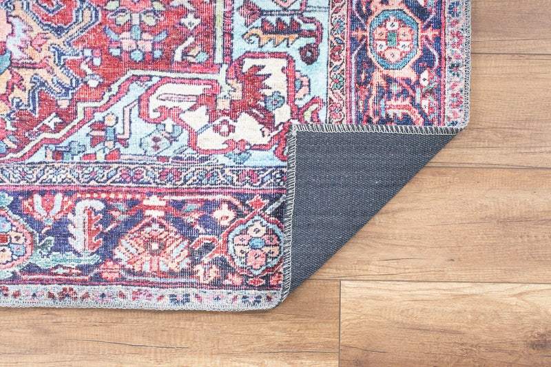 Covor Asi Home Blues Chenille - Claret, 150 x 230cm, Poliester, Multicolor