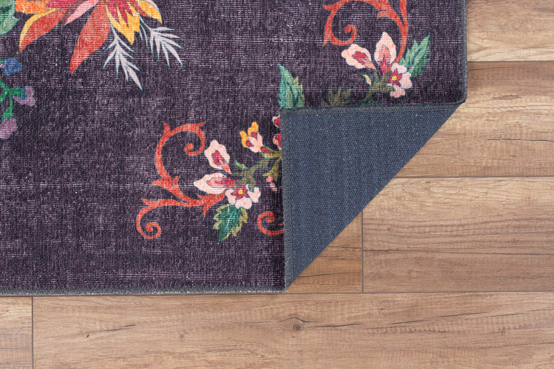 Covor Bucatarie Asi Home Flora, 75 x 150cm, Poliester, Multicolor